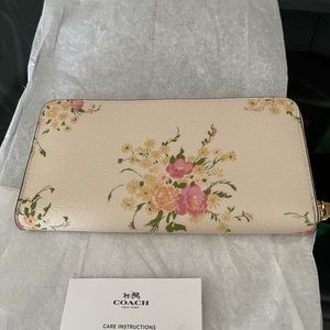 Coach zip around wallet large